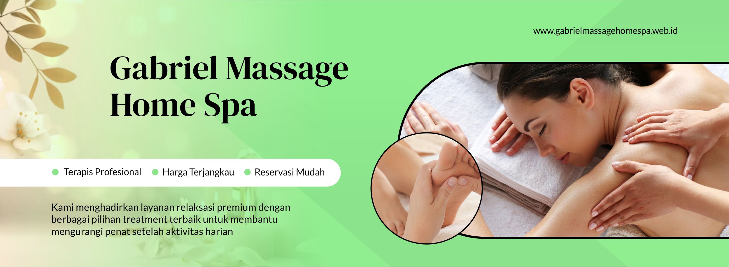 Sub Banner Gabriel Massage Home Spa